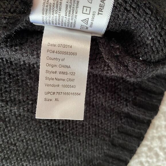 Bundle (2)Sweater Women's Knit Pullover Black Size‎ XL Pre-owned - Picture 16 of 16